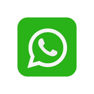 Green WhatsApp logo icon for direct chat contact with Bernie Wong Art