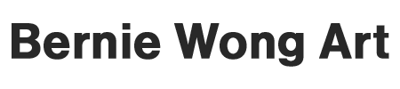 Text 'Bernie Wong Art' in black on a white background
